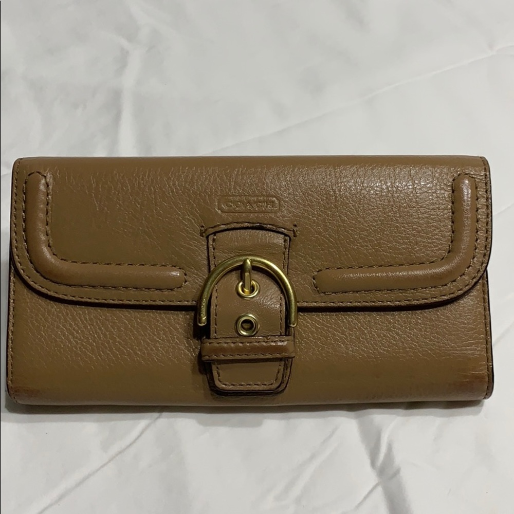 Coach leather wallet